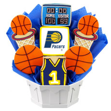 NBA1-IND - Pro Basketball Bouquet - Indiana